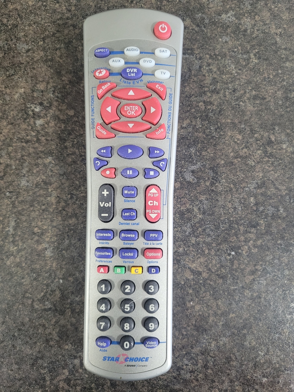Star Choice Remote Motorolla Model URC 550